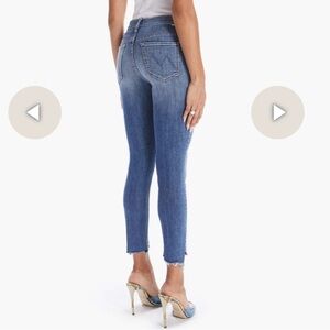 Mother denim skinny cropped jeans 24 NWOT
